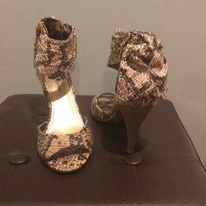 Leopard print heels
